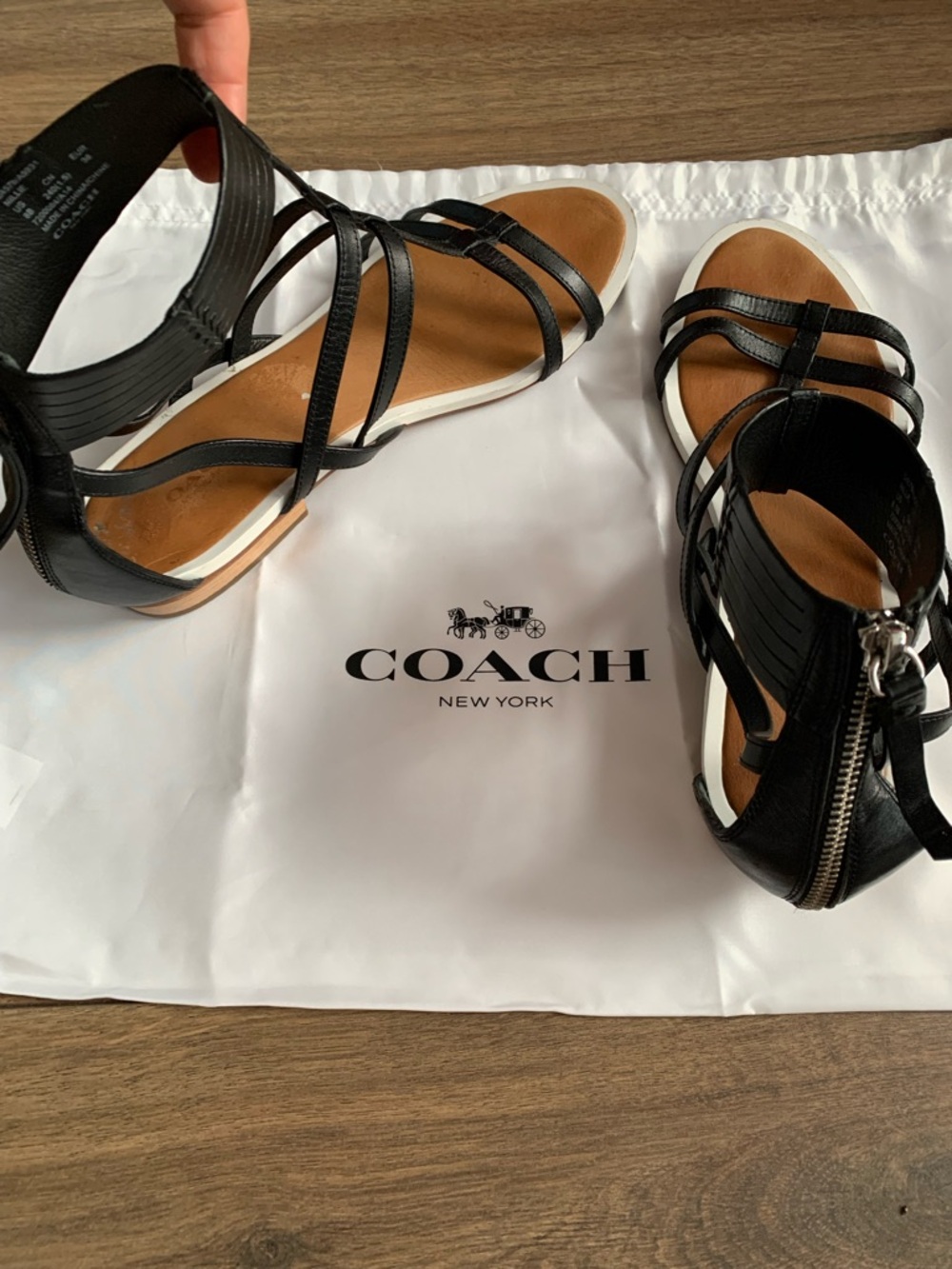 Coach Nillie Gladiator Sandals Ankle Gladiator women’s Sandals size 8.5B - Picture 4 of 16